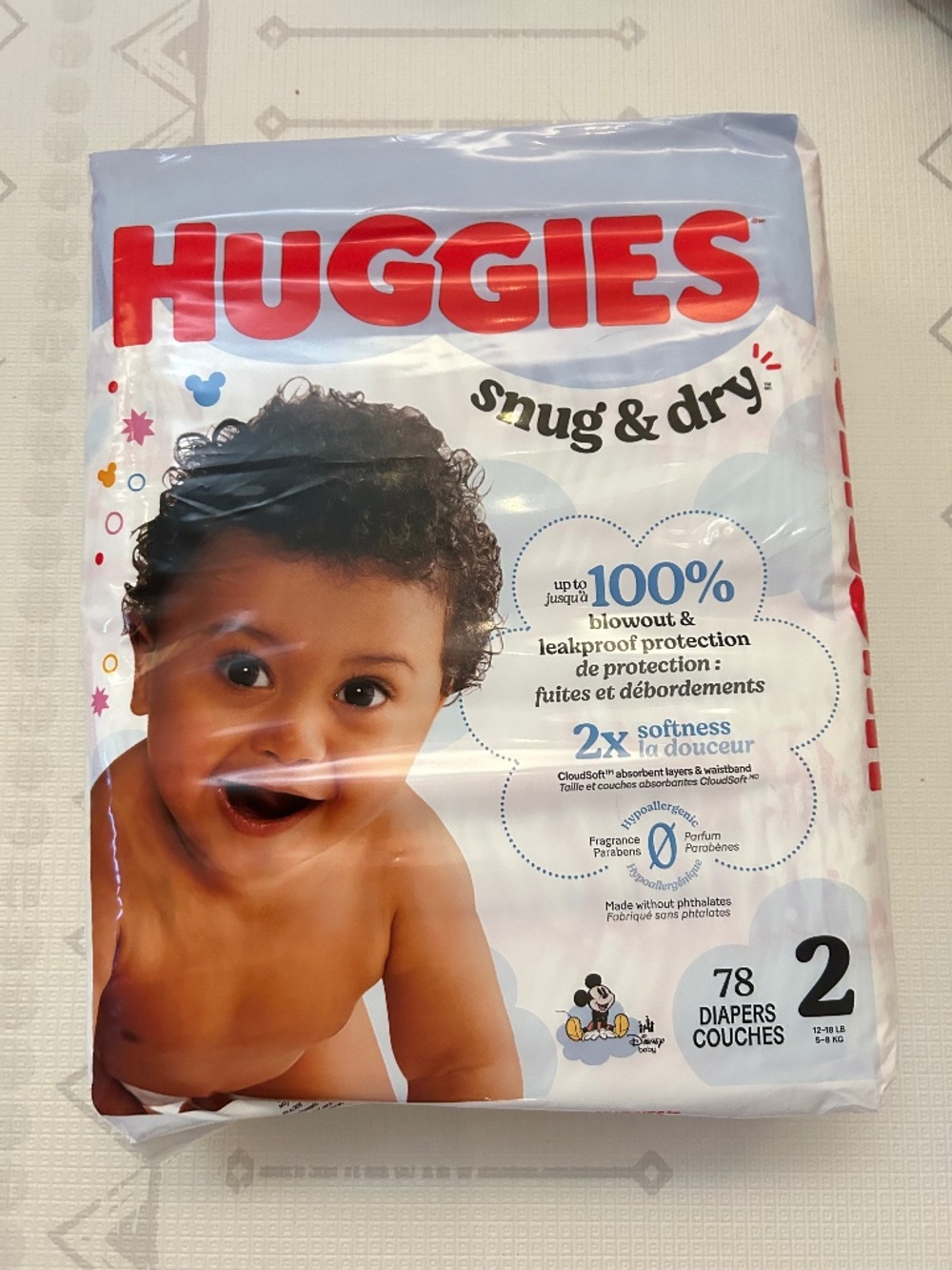 Huggies size 2 diapers
